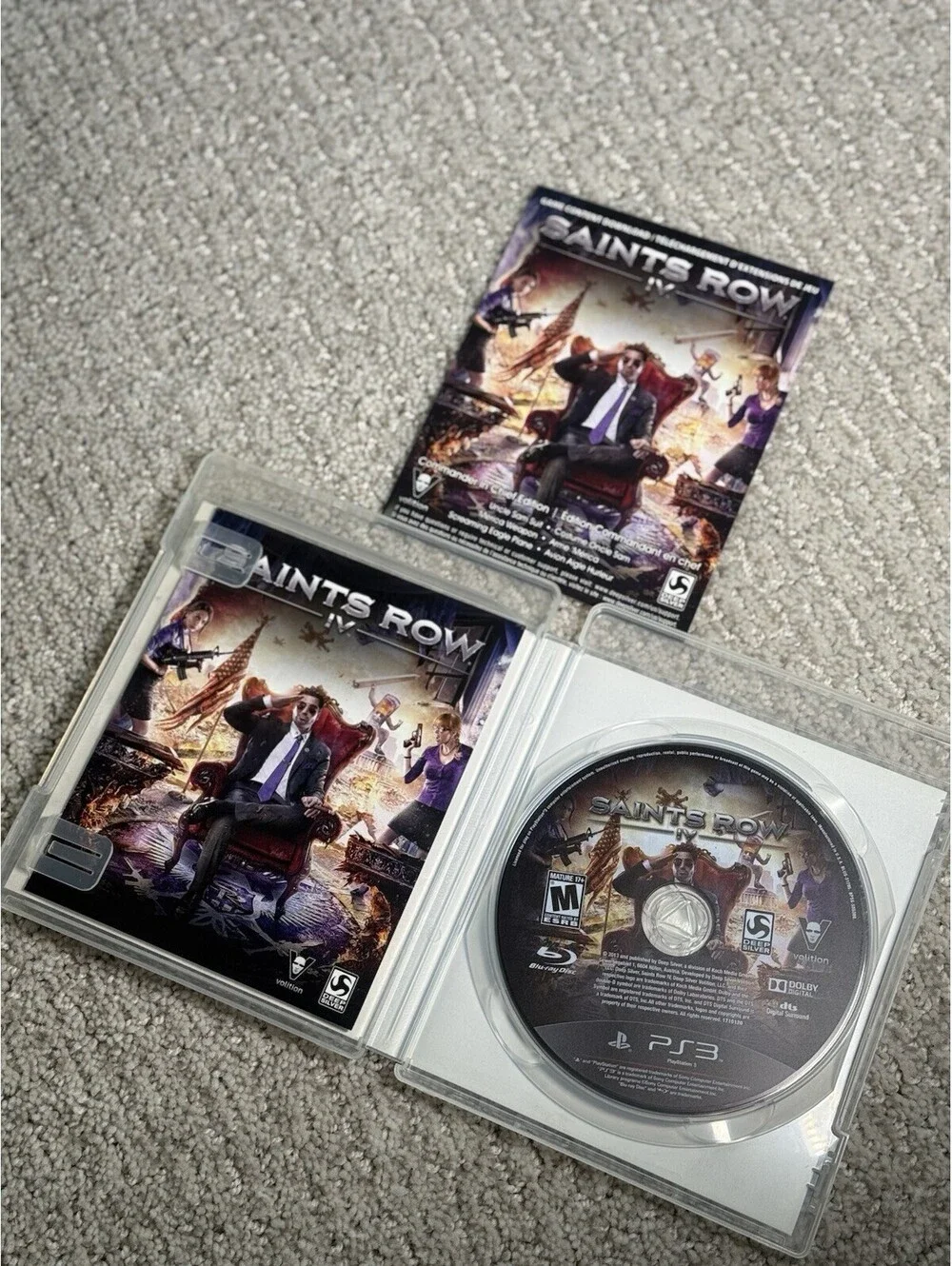 Saints Row IV [Commander in Chief Edition] (Playstation 3, 2013) CIB |UNTESTED